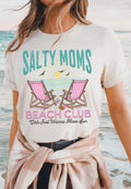 Salty Moms Beach Club Short
Sleeve Graphic Tee