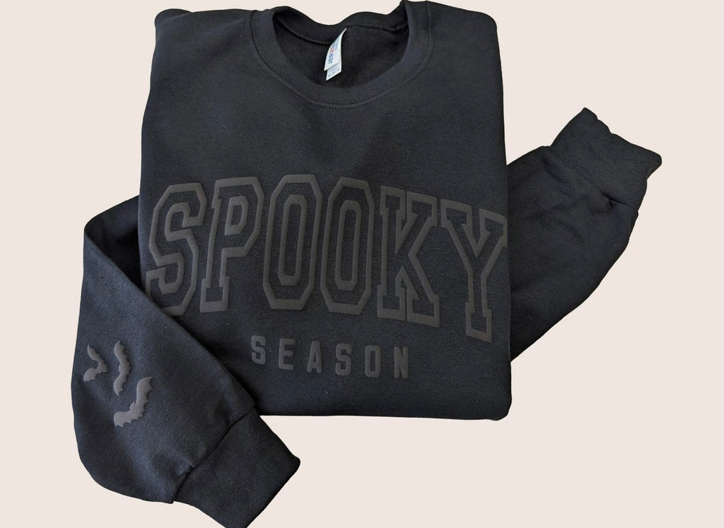 ✨Preorder✨ Spooky Season Puff Print Crewneck Halloween Sweatshirt