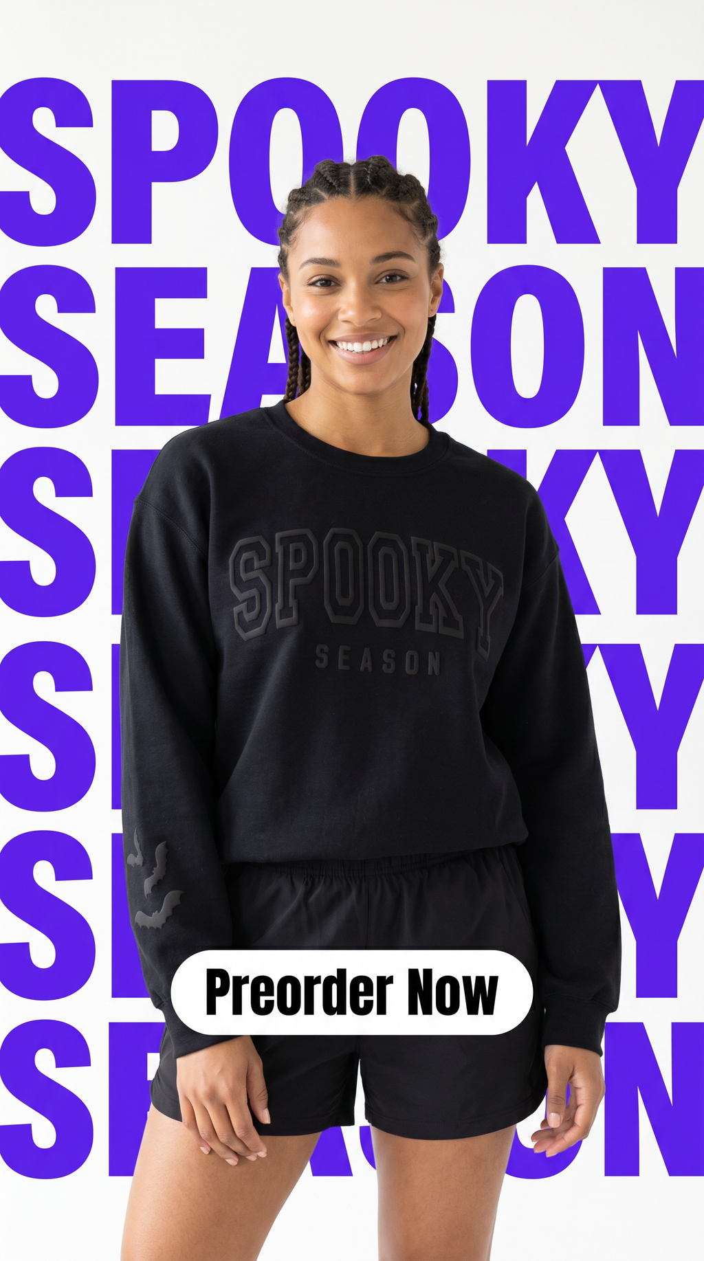 ✨Preorder✨ Spooky Season Puff Print Crewneck Halloween Sweatshirt
